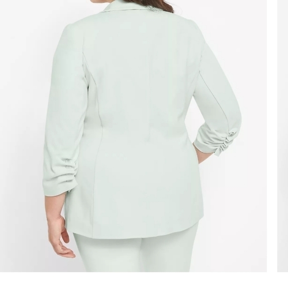 Chalky BlueGreen Blazer - Picture 2 of 3
